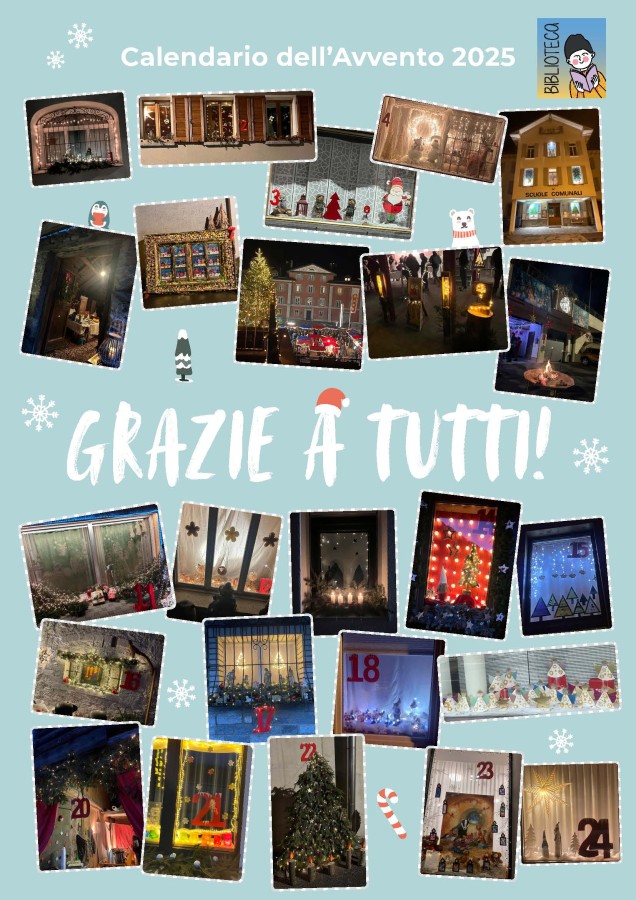 Calendario dell'Avvento 2025 - GRAZIE A TUTTI