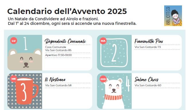 Calendario dell'Avvento