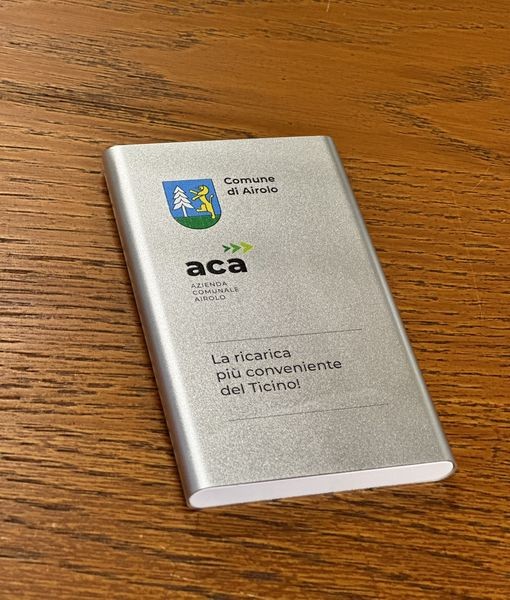 Caricatore portatile del Comune di Airolo