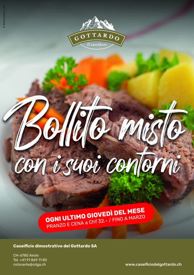 Caseificio del Gottardo - Bollito misto con i suoi contorni