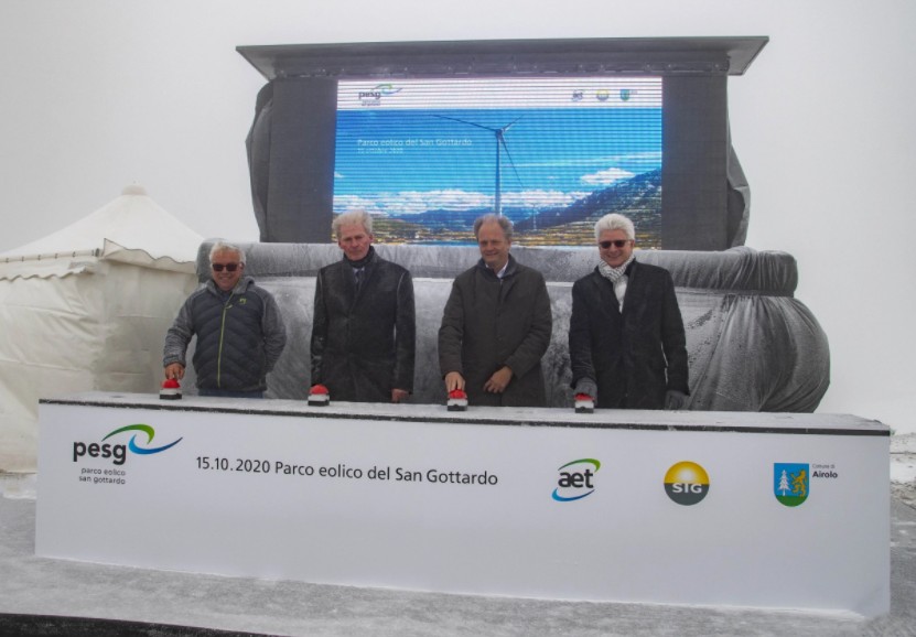 Inaugurazione Parco Eolico del San Gottardo