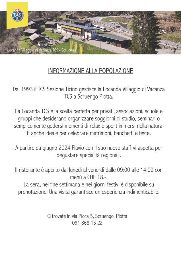 Locanda Villaggio di Vacanza TCS - Scruengo 