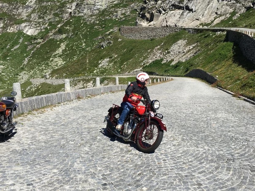 Raduno per moto d'epoca
