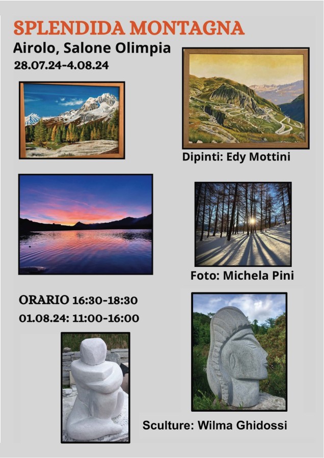 Splendida montagna - Esposizione di dipinti, foto e sculture